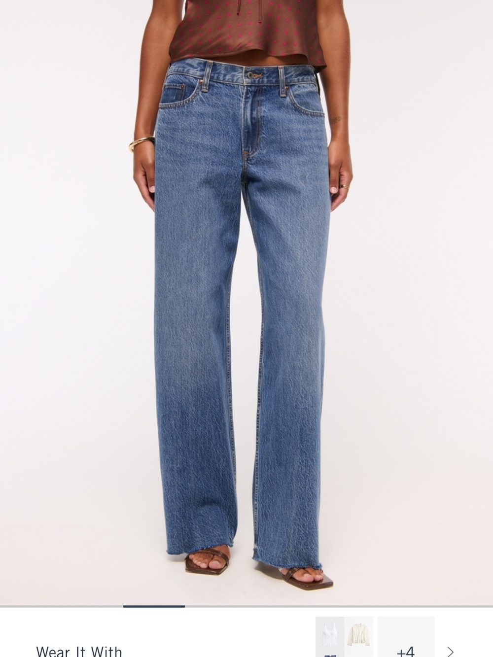 Abercrombie & Fitch Low Rise Ultra Loose Curve Love Jeans. Size 26R. NWT
